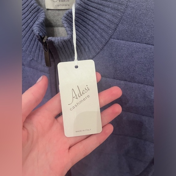 Adesi Cashmere Vest Couture Italian NWT - Picture 6 of 6